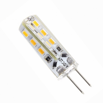 Лампа светодиодная с цоколем G4 2 Вт LED FAVOURITE G4 2W 12V DC Silicon Переносные светильники